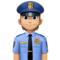 Policial: Tom de Pele Médio-Claro