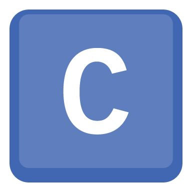 Symbol regionálního indikátoru Písmeno C