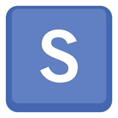 Symbol regionálního indikátoru Písmeno S