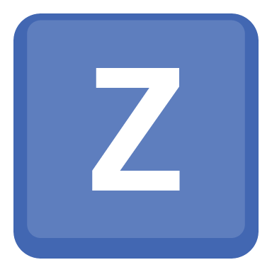Symbol regionálního indikátoru Písmeno Z