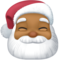 Papai Noel: Tom de Pele Médio-Escuro