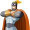 Super-Herói: Tom de Pele Médio-Claro
