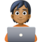Programador: Tom de Pele Médio-Escuro