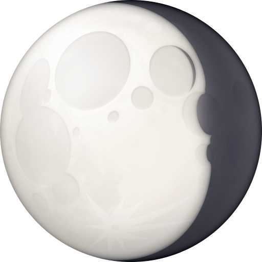 Lua Minguante Convexa