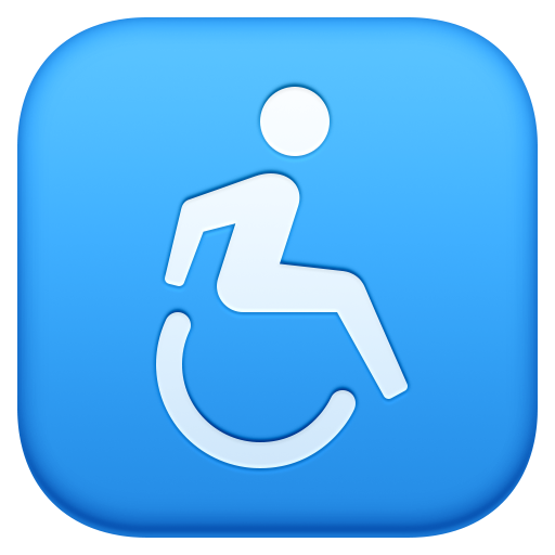 Symbol invalidního vozíku