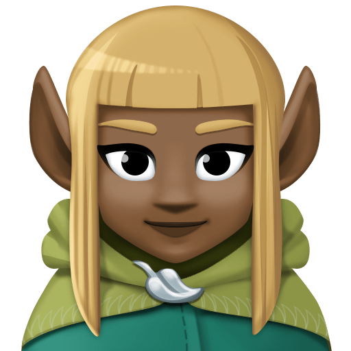 Elfa: Tom de Pele Escuro