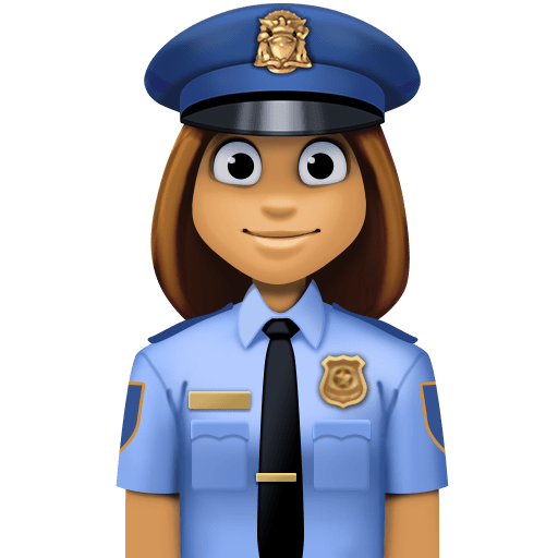 Policial Mulher: Tom de Pele Médio