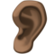 Oreille: Peau Foncée