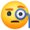 Visage Avec Un Monocle