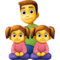 Famille: Homme, Fille, Fille