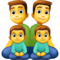 Famille: Homme, Homme, Garçon, Garçon