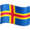 Drapeau: Îles Åland