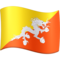 Drapeau: Bhoutan