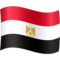 Drapeau: Égypte