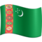 Vlajka: Turkmenistán