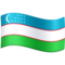 Vlajka: Uzbekistán