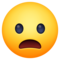 Visage Mécontent Avec Bouche Ouverte