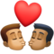 Baiser: Homme, Homme, Peau Moyenne, Peau Moyennement Foncée