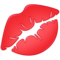 Trace De Rouge À Lèvres
