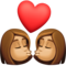 Baiser: Femme, Femme, Peau Moyenne