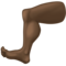 Jambe: Peau Foncée