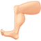 Jambe: Peau Claire