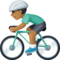Cycliste Homme: Peau Moyennement Foncée