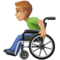 Homme En Fauteuil Roulant Manuel: Peau Moyennement Claire
