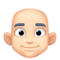Homme: Peau Claire, Chauve