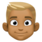 Homme: Peau Moyennement Foncée, Cheveux Blonds
