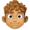 Homme: Peau Moyenne, Cheveux Bouclés