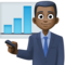 Employé De Bureau: Peau Foncée