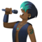 Chanteur: Peau Foncée