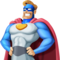 Super-Héros Homme: Peau Moyennement Claire