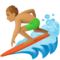 Surfeur: Peau Moyenne