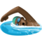 Nageur: Peau Foncée