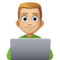 Informaticien: Peau Moyennement Claire