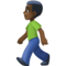 Homme Qui Marche: Peau Foncée