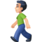 Homme Qui Marche: Peau Claire