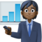 Employé De Bureau (Tous Genres): Peau Foncée