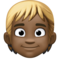Personne: Peau Foncée, Cheveux Blonds