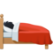 Personne Au Lit: Peau Moyennement Foncée