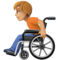 Personne En Fauteuil Roulant Manuel: Peau Moyennement Claire