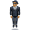 Personne En Costume En Lévitation: Peau Moyennement Foncée