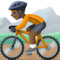 Personne En VTT: Peau Foncée