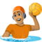Personne Jouant Au Water-Polo: Peau Moyenne