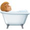 Personne Prenant Un Bain: Peau Moyennement Claire