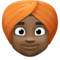 Personne En Turban: Peau Foncée