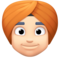 Personne En Turban: Peau Claire
