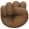 Poing Levé: Peau Foncée
